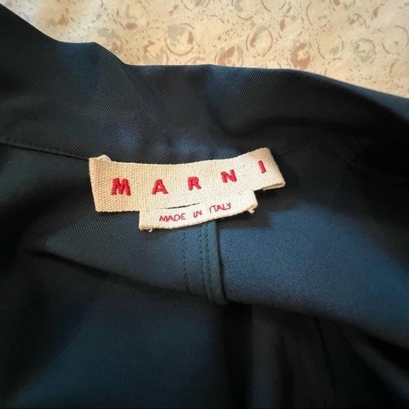 MARNI Technical Garbadine Snap Front Dress Medium - Picture 11 of 12